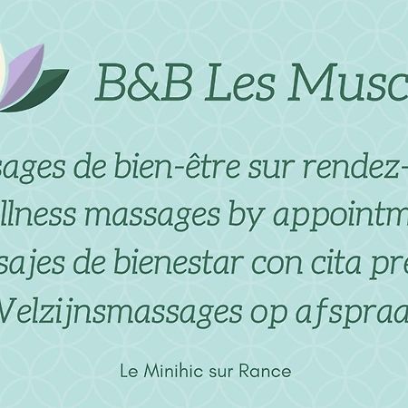 Les Muscaris Bed & Breakfast Le Minihic-sur-Rance Exterior photo